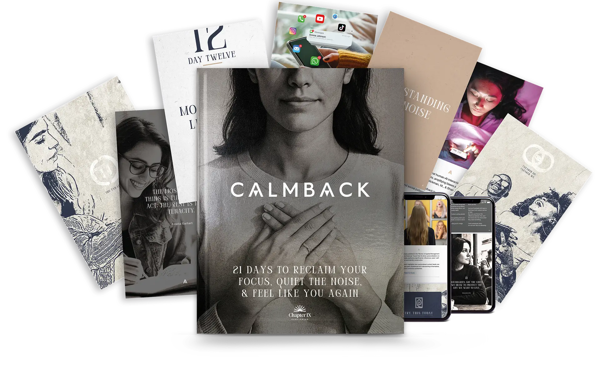 Calm Back Book Montage
