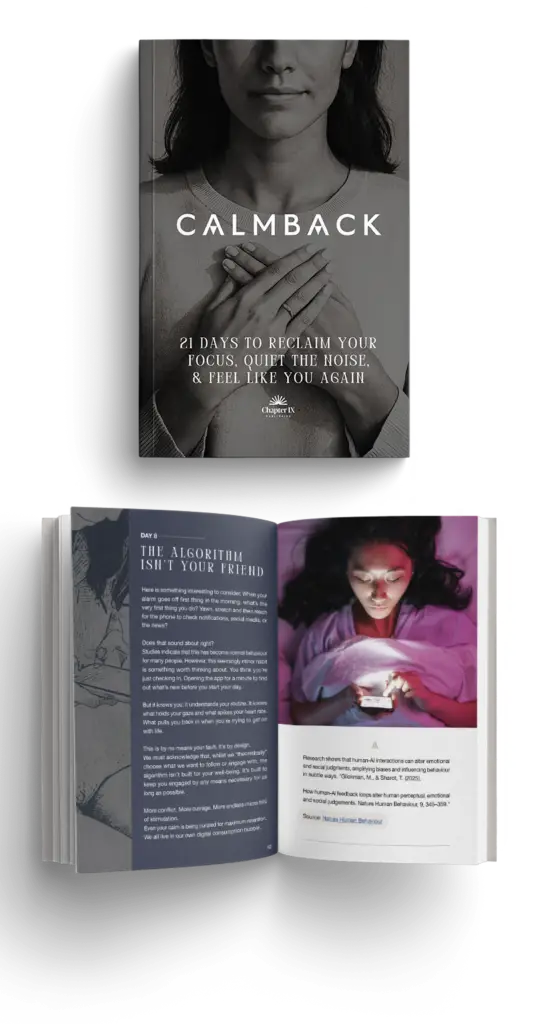 Calm Back Banner - Mobile